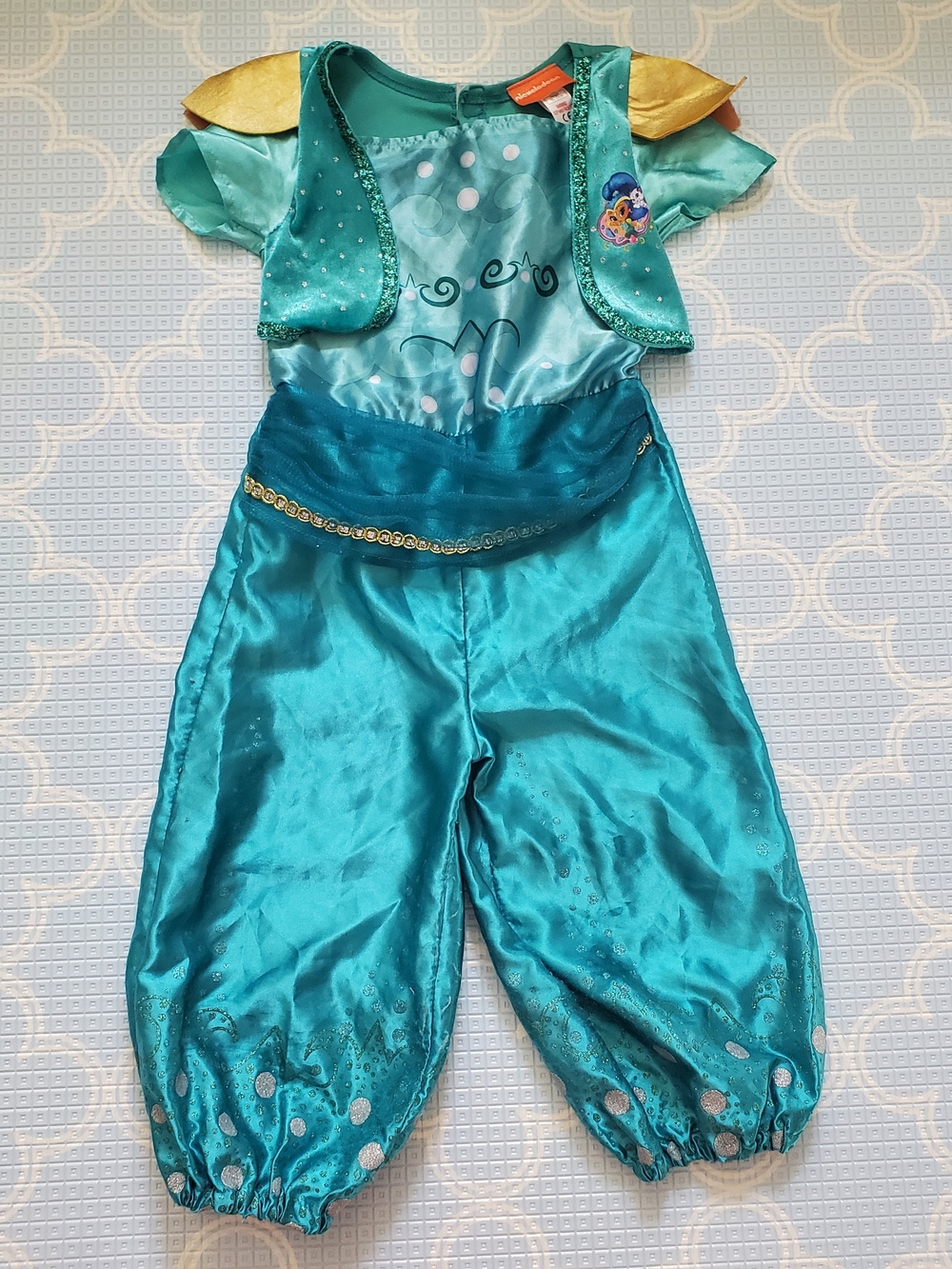 Kids' Metallic Gold & Teal Jacket - Brand Not Specified